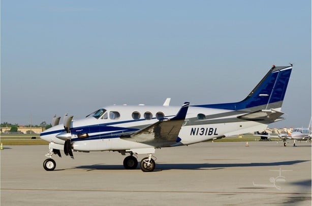 Recently sold 2002 Beechcraft King Air C90B, registration N131BL