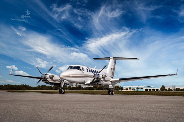 Recently sold Beechcraft King Air 350, registration N222PV